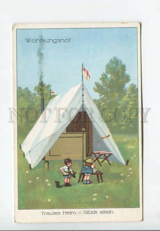 3176911 Types of HOUSE Home LITTLE KIDS in Tent Vintage PC