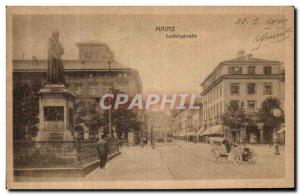 Old Postcard Mainz Ludwigstrasse