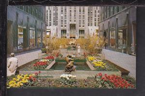 Channel Gardens,Rockefeller Center,New York,NY Postcard 