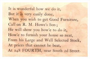 8632  Child, mail package, Flowers R.M. Howe's Brooklyn E.D. Victorian T...