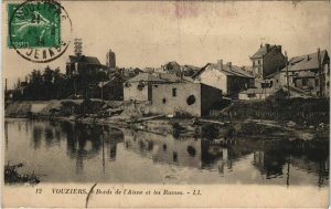 CPA VOUZIERS - Bords de l'Aisne et les Ruines (134838)