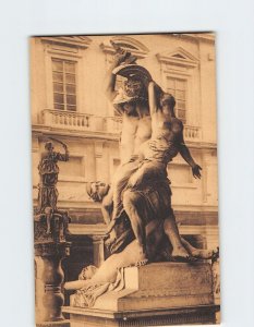 Postcard Ratto di Polinsena Piazza della Signoria Loggia de Lanzi Florence Italy