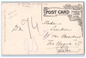 DPO (1912-1913) Salt Creek WY Postcard Oil Field The Higher Altitude Rodeo