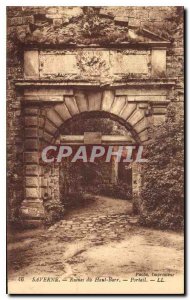 Postcard Ancient Ruins Saverne upper Barr Portal