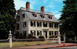 Massachusetts Salem Ropes Mansion Circa 1723