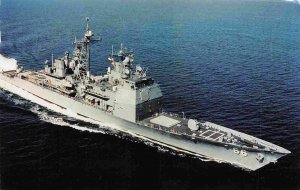 USS Hue City CG 66 Guided Cruiser Navy Ship postcard