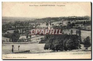 Postcard Old St Bonnet Briance Vue Generale