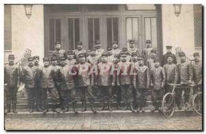 CARTE PHOTO Militaria Charenton Velo