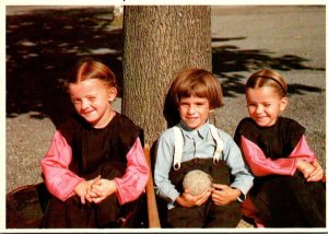 Pennsylvania Lancaster Greetings From The Amish Country With Amish Children