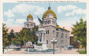 Francis Scott Key Monument - Baltimore MD, Maryland - Eutaw Place Temple - WB