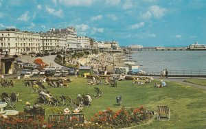 EASTBOURNE FROM THE WISH TOWER, Sussex - Vintage POSTCARD