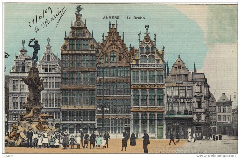 Le Brabo, ANVERS, Belgium, 1930-1940s