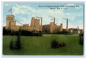 Home Of Original Genuine Horlick's Malted Milk Racine Wisconsin WI Postcard