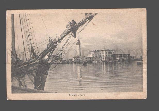 080260 ITALY LIGHTHOUSE in Trieste Faro Vintage PC