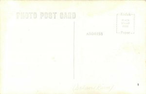 c1950 RPPC; Hound Dog German Shorthair Hunting Type on Porch, Salmon River ID