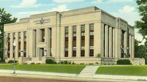Postcard View of Obion County Court House, Union City, TN.         P5