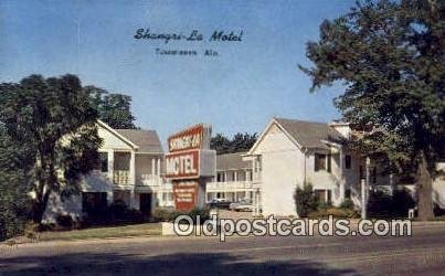 Shangri La Motel, Tuscaloosa, AL, USA Motel Hotel Unused light yellowing on b...