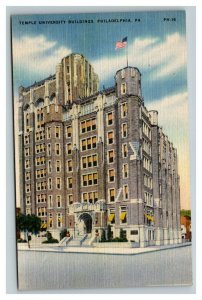 Vintage 1947 Postcard - Temple University Buildings Philadelphia Pennsylvania
