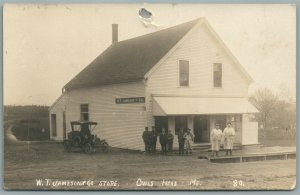 OWLS HEAD ME W.T. JAMESON & CO. STORE ANTIQUE REAL PHOTO POSTCARD RPPC