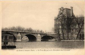 CPA PARIS (1e) Le Pont-Royal et le Ministere des Colonies (537341)