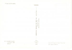 La Diosa  Modern fine art, sculpture, risque Spanish Postcard