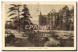 Old Post Card Chateau de Vizille Park