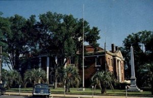 Confederate Flag Pole and Court House - Blakely, Georgia GA