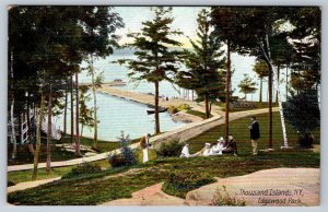 Edgewood Park, Thousand Islands New York, Antique Postcard