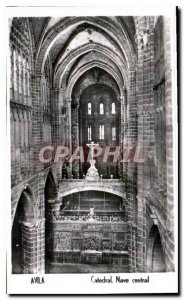 Modern Postcard Catedral Avila Central Nave