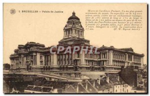 Old Postcard Brussels Palace of Justice