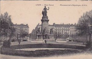 France Lyon Place Carnot Monument de la Republique