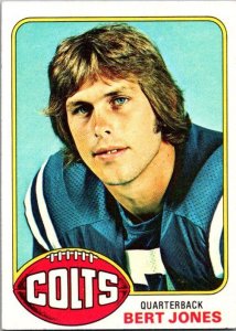 1976 Topps Football Card Bert Jones Baltimore Colts sk4331