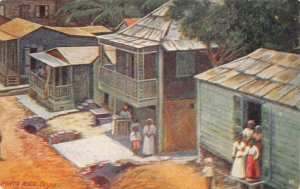 CAYEY PUERTO RICO WOMAN'S WORLD MAGAZINE AD ILLINOIS POSTCARD (c. 1910)