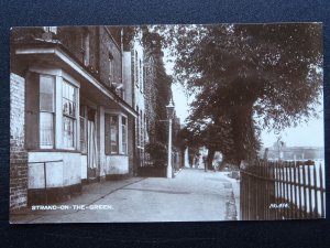 London Chiswick STRAND ON THE GREEN - Old RP Postcard by C. Degen