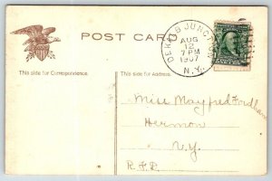 Vintage New York Postcard - Thousand Islands  1907