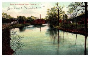 Postcard WATER SCENE Fonda New York NY AQ8527