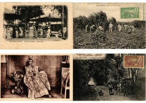 GUADELOUPE CARIBBEAN ISLAND 120 Vintage Postcards (L2658)