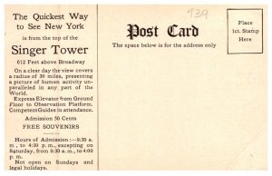 New York  City ,  Singer Building