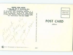 Edge wear Pre-1980 NORTH FORK MOTEL Long Island - Southold New York NY ho4532