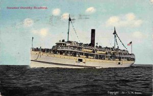 Steamer Dorothy Bradford Provincetown postmark 1912 Massachusetts postcard