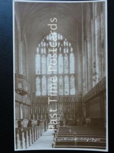 c1920's RPPC - Winchester College Chapel