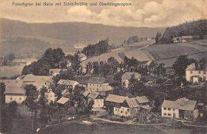 Naila Germany Oberklingensporn Birds Eye View Antique Postcard J80142