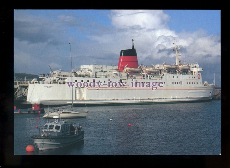 FE2755 - Isle of Man Ferry - King Orry , built 1975 - postcard