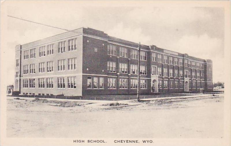 Wyoming Cheyenne High School Albertype