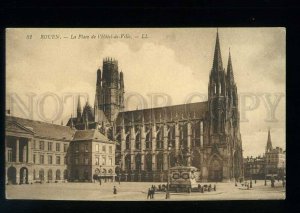 213705 FRANCE ROUEN Church NAPOLEON statue Vintage postcard