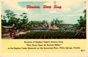 Florida White Springs Stephen Foster Memorial Diorama Florida State Song