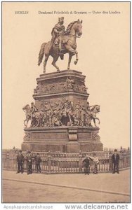 Germany Berlin Denkmal Friedrich der Grossen Unter den Linden