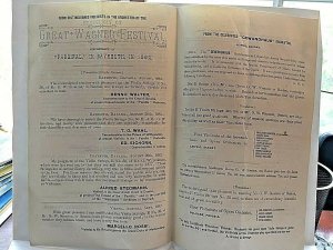 1879 Notice to International Violinists by  G.W. Stratton & Co., Boston, MA.  Z6