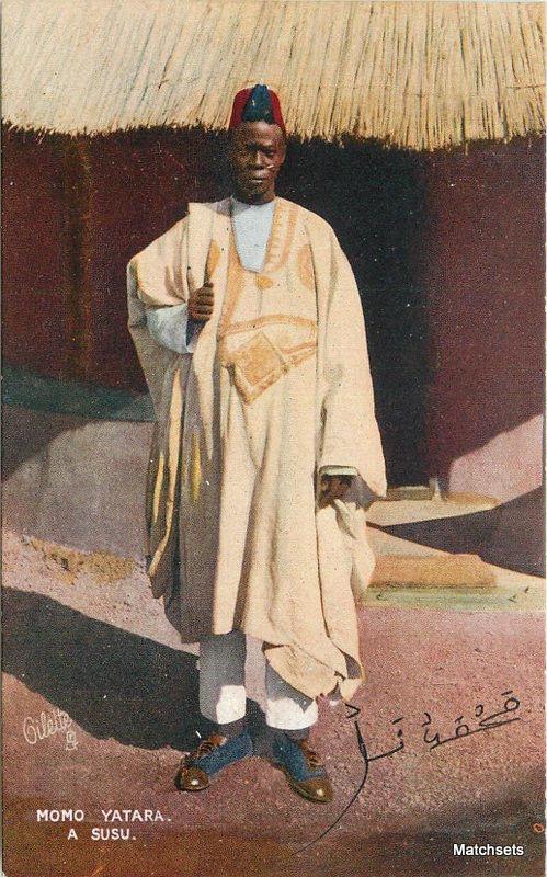 C-1920s SIERRA LEONE AFRICA Tribal Weaver Raphael Tuck postcard 100759