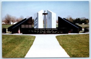 SPRINGFIELD, IL ~ Oak Ridge Cemetery ILLINOIS VIETNAM MEMORIAL  4x6 Postcard